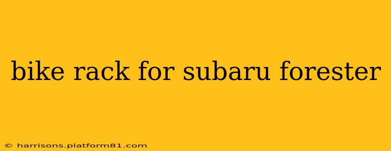 bike rack for subaru forester