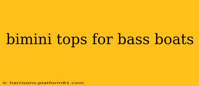 bimini tops for bass boats