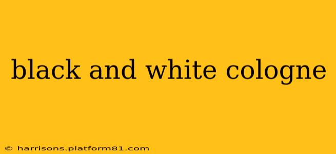 black and white cologne