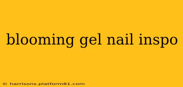 blooming gel nail inspo