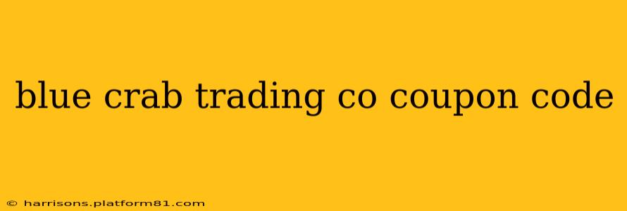 blue crab trading co coupon code
