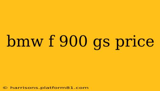 bmw f 900 gs price