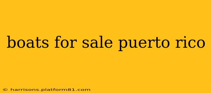 boats for sale puerto rico