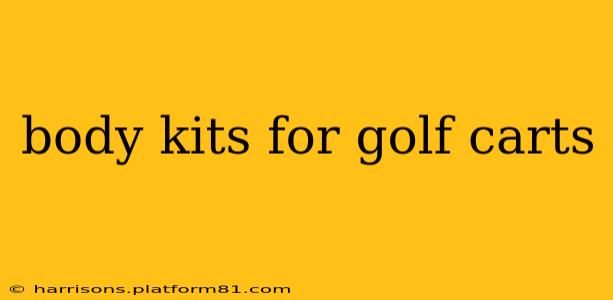 body kits for golf carts