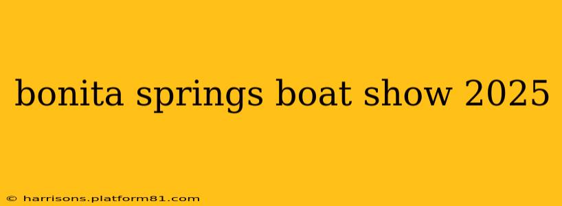 bonita springs boat show 2025