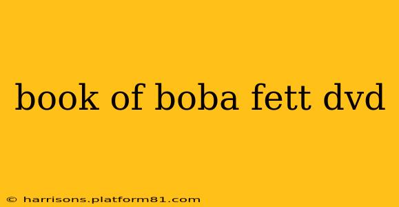 book of boba fett dvd