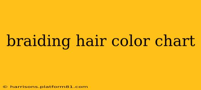 braiding hair color chart