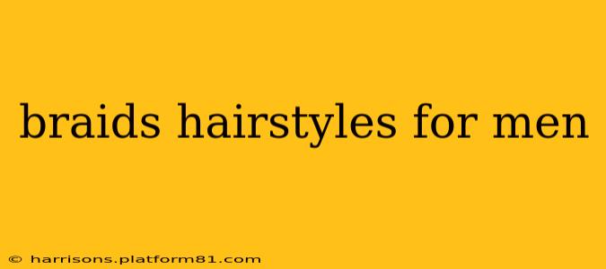 braids hairstyles for men