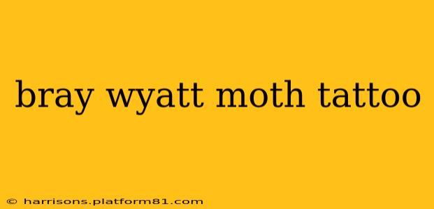 bray wyatt moth tattoo