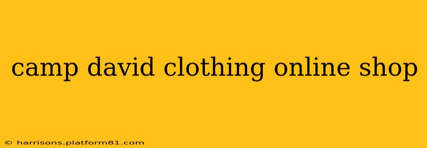 camp david clothing online shop