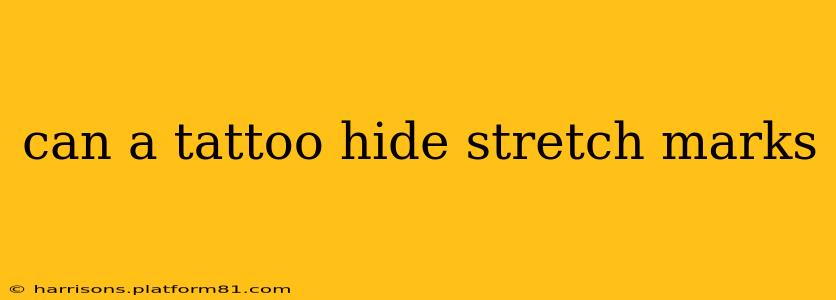 can a tattoo hide stretch marks