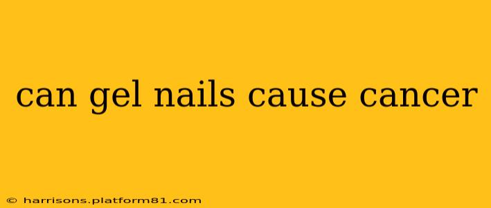 can gel nails cause cancer
