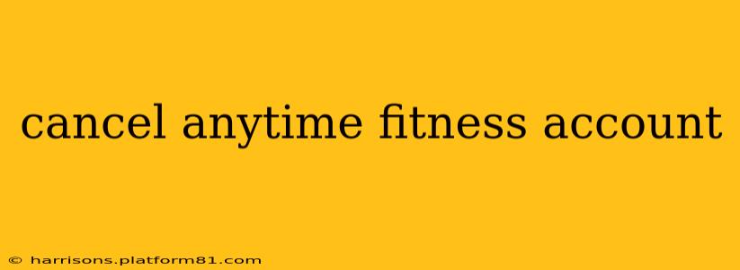 cancel anytime fitness account