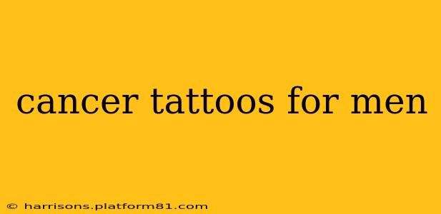cancer tattoos for men