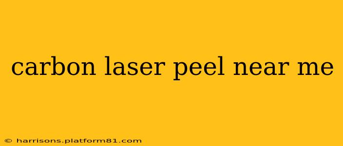 carbon laser peel near me
