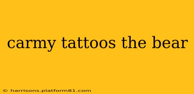 carmy tattoos the bear