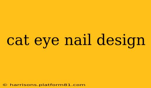 cat eye nail design