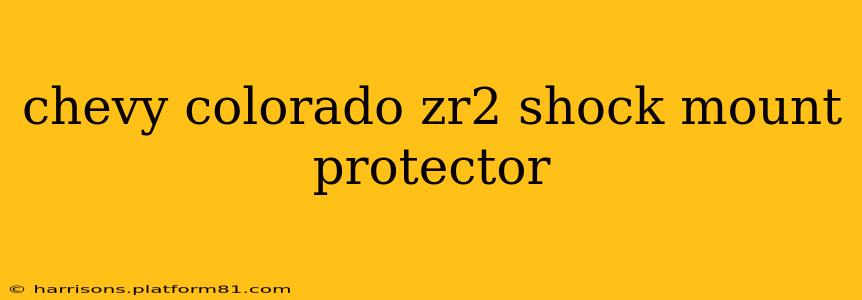 chevy colorado zr2 shock mount protector