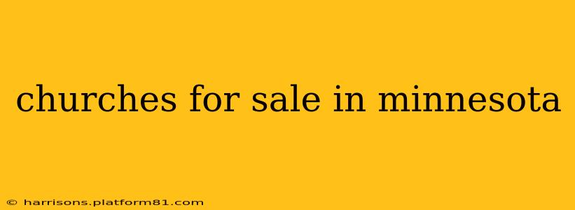 churches for sale in minnesota