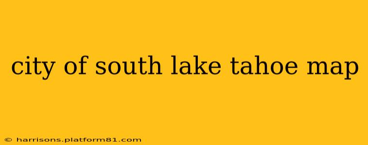 city of south lake tahoe map