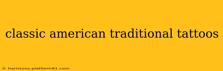 classic american traditional tattoos