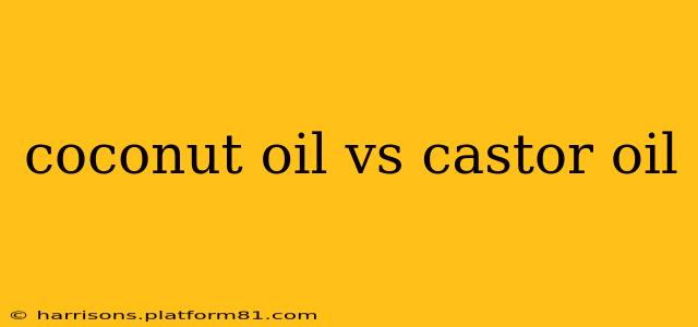 coconut oil vs castor oil