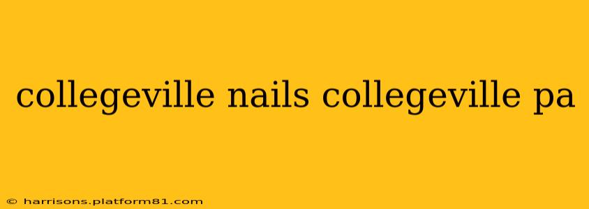collegeville nails collegeville pa