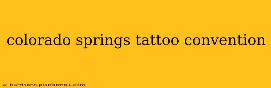 colorado springs tattoo convention