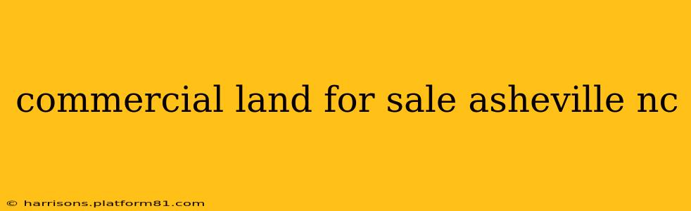 commercial land for sale asheville nc