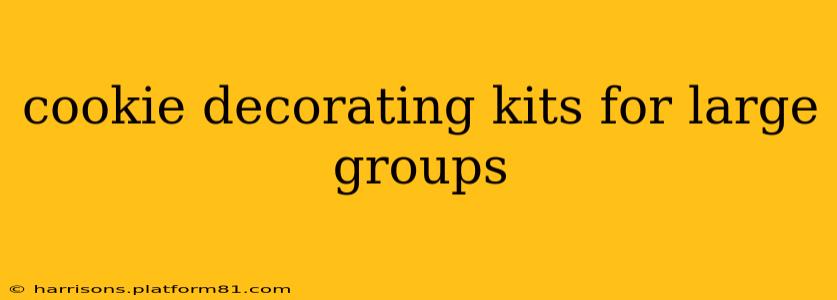 cookie decorating kits for large groups