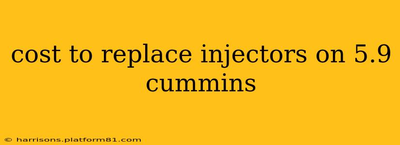 cost to replace injectors on 5.9 cummins