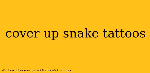 cover up snake tattoos