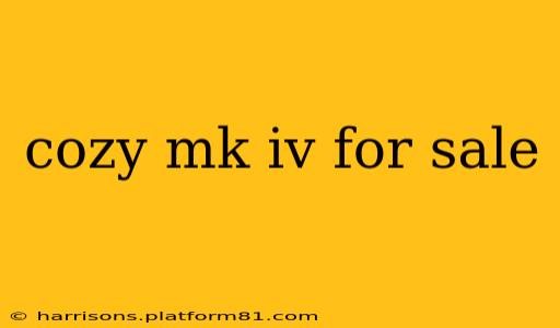 cozy mk iv for sale