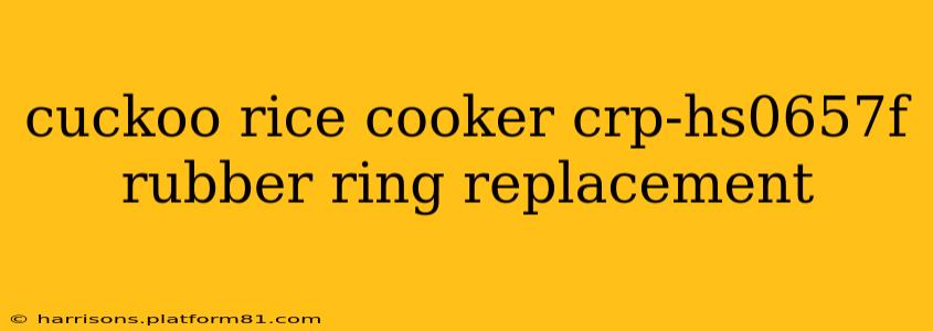 cuckoo rice cooker crp-hs0657f rubber ring replacement