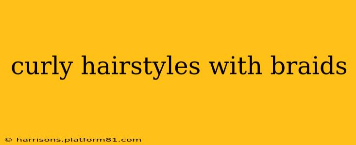 curly hairstyles with braids