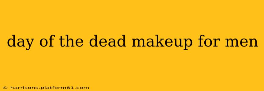 day of the dead makeup for men