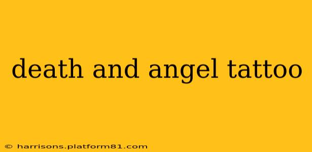 death and angel tattoo