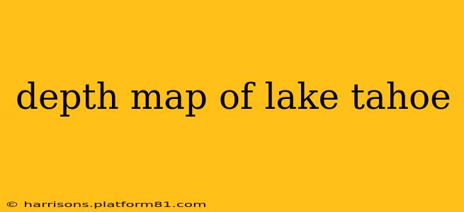 depth map of lake tahoe