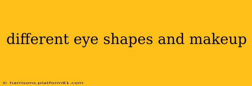 different eye shapes and makeup