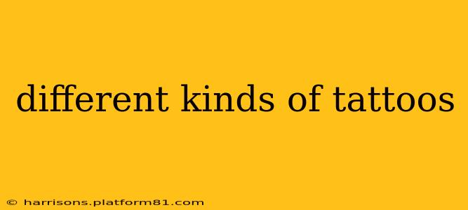 different kinds of tattoos