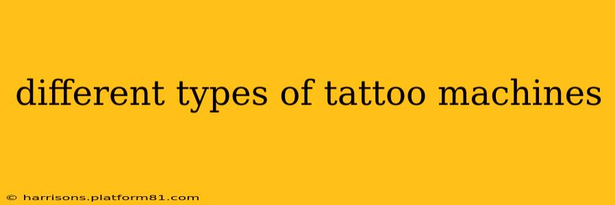 different types of tattoo machines