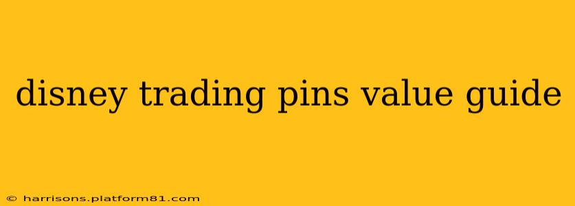 disney trading pins value guide