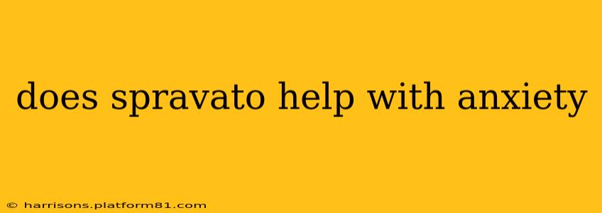 does spravato help with anxiety