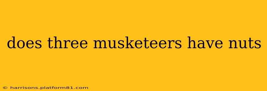 does three musketeers have nuts