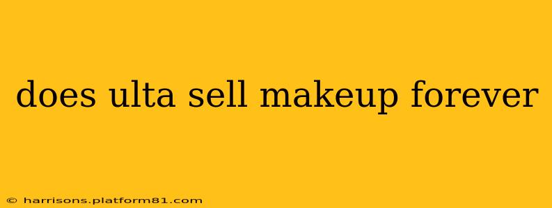 does ulta sell makeup forever