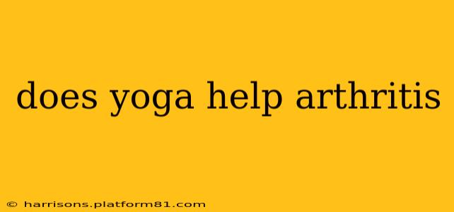 does yoga help arthritis