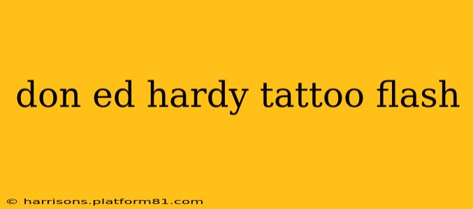 don ed hardy tattoo flash