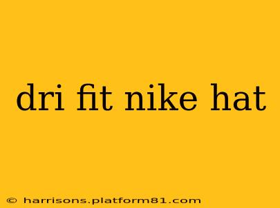 dri fit nike hat