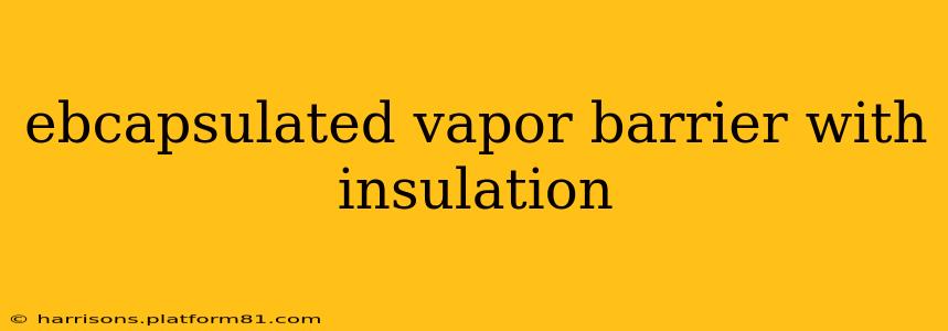ebcapsulated vapor barrier with insulation