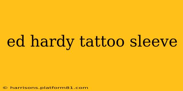 ed hardy tattoo sleeve